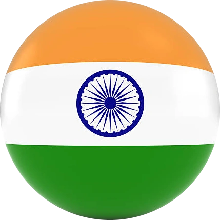 Indian Flag for Button